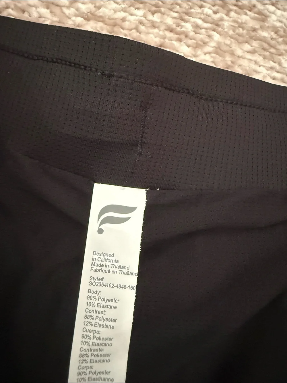 Fabletics Fundamental Shorts Unlined Men's XL Athletic Navy Blue Gym - Picture 5 of 5
